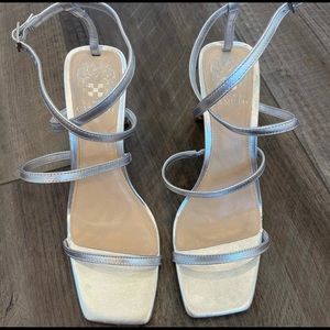 Vince Camuto Silver Heels